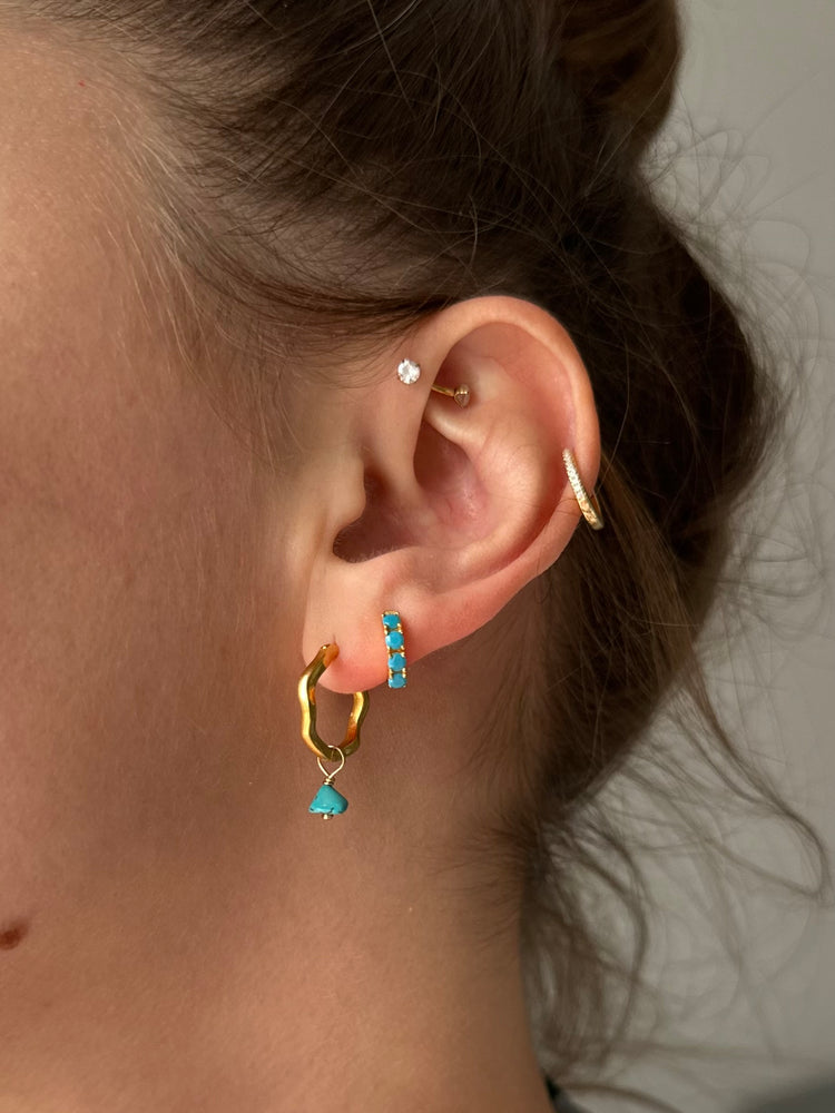 Talia Gold Huggie Earring